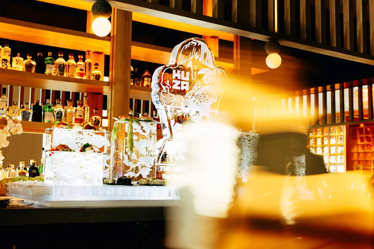 The bar at KUZA in North Scottsdale